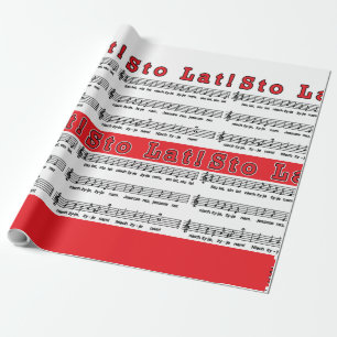 Papier Cadeau Sto Lat ! Chanson