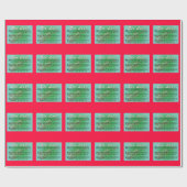 Papier Cadeau Sto Lat Chanson Avec Fiddle (Plat)
