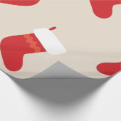 Papier Cadeau Stockage de Noël Père Noël Rustic Holiday (Coin)