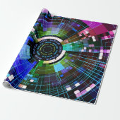 Papier Cadeau Stockage Internet de données élégant en ligne (Déroulé)