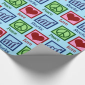 Papier Cadeau Stocks de Peace Love (Coin)