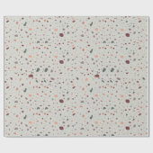 Papier Cadeau Stone Terrazzo Pattern (Plat)