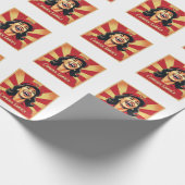 Papier Cadeau Stop Kamunism Harris Walz 2024 Camarade Kamala (Coin)