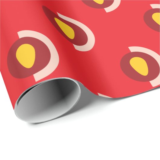 Papier Cadeau Strawberry Fields (Coin rond)