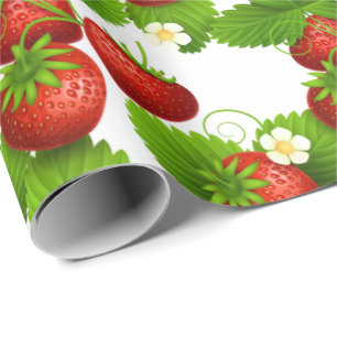 Papier Cadeau Strawberry Fields