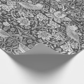 Papier Cadeau Strawberry Thief Grey, William Morris (Coin)