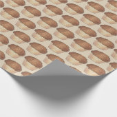 Papier Cadeau Streusel Crumb Muffin Petit-déjeuner Brunch Restau (Coin)