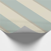Papier Cadeau Stripe Eau de Nil géorgienne (Coin)