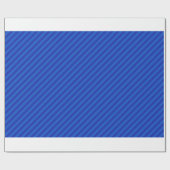 Papier Cadeau Stripes bleues diagonales (Plat)