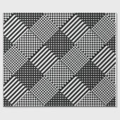 Papier Cadeau Stripes Check Harlequin Pois Conception mixte (Plat)