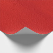 Papier Cadeau structure en cuir, rouge (Coin)