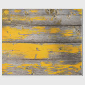 Papier Cadeau Structure jaune mur en bois texture (Plat)