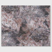 Papier Cadeau Structure rosâtre de roche de géologie (Plat)