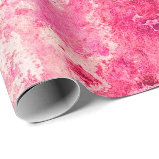 Papier Cadeau Structures roses faites en manuel sur un papier pe (Coin rond)