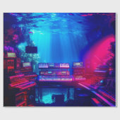 Papier Cadeau Studio de musique sous-marine (Plat)