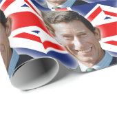 Papier Cadeau Stunning ! HRH Prince Charles (Coin rond)