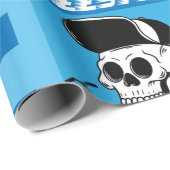 Papier Cadeau Stunt Scooter Free Rider Traces (Coin rond)