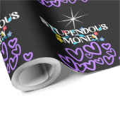 Papier Cadeau Stupendous Money  (Coin rond)