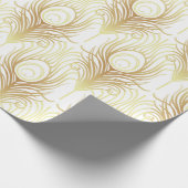 Papier Cadeau Style Art déco motif géométrique transparent en no (Coin)