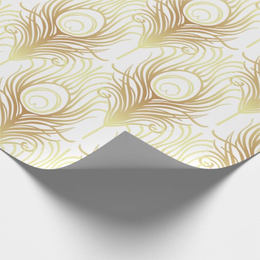 Papier Cadeau Style Art déco motif géométrique transparent en no (Coin)