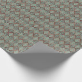 Papier Cadeau Style Art Déco, texture transparente. (Coin)