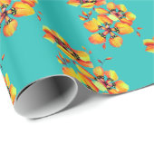 Papier Cadeau Style Art Nouveau Art Nouveau chic et élégant (Coin rond)