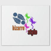 Papier Cadeau style bizarre (Plat)