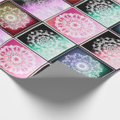 Papier Cadeau Style bohème Mandala Design abstrait (Coin)