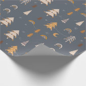 Papier Cadeau Style boho motif Xmas (Coin)