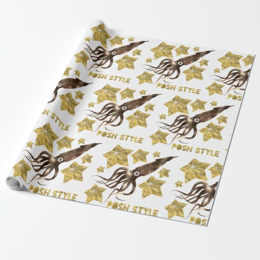 Papier Cadeau style chic (Déroulé)