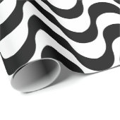 Papier Cadeau Style Copacabana de Rio de Janeiro, Brésil (Coin rond)