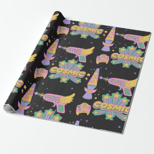 Papier Cadeau Style cosmique 90s