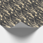 Papier Cadeau Style côtier Motif vague (Coin)