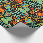 Papier Cadeau Style de dessin animé Aquatic Life (Coin)