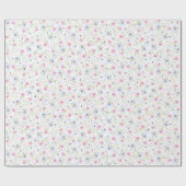 Papier Cadeau Style de fleurs (Plat)