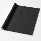 Papier Cadeau Style de luxe Motif noir & gris (Déroulé)