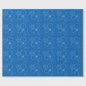 Papier Cadeau Style de modèle d'ingénierie (Plat)