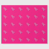 Papier Cadeau Style de Parties scintillant courbée Chrome Pink R (Plat)