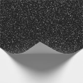 Papier Cadeau Style en pierre noir moderne - l'espace (Coin)