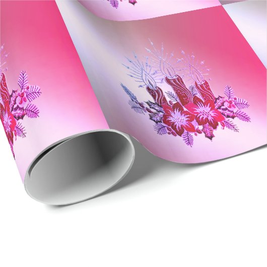 PAPIER CADEAU STYLE ET CONCEPTION DE NOËL (Coin rond)