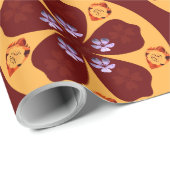 Papier Cadeau style exquis (Coin rond)