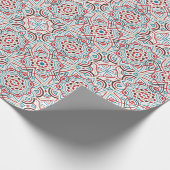 Papier Cadeau Style géométrique Étincelles Mariage métallique en (Coin)