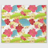 Papier Cadeau Style Giftwrap de Chiyogami (Plat)