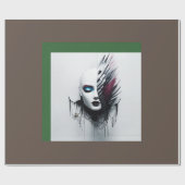 Papier Cadeau Style gothique Tiara Art-Fierce & Conception Prote (Plat)