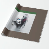 Papier Cadeau Style gothique Tiara Art-Fierce & Conception Prote (Déroulé)