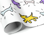 Papier Cadeau Style Graffiti pour os de chien Choisir l'habillag (Coin rond)