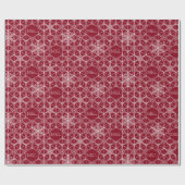 Papier Cadeau Style japonais Snowflake (Plat)