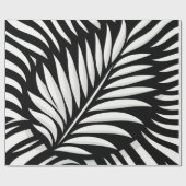 Papier Cadeau Style Leaf Zebra Stripes (Plat)
