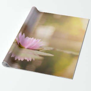 Papier Cadeau Style Lotus Flower Paysage, Zen