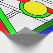 Papier Cadeau Style moderne en verre de trait (Coin)